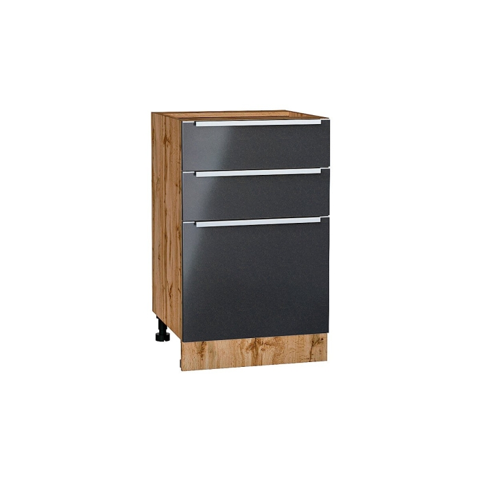 Шкаф нижний с 3-мя ящиками Фьюжн