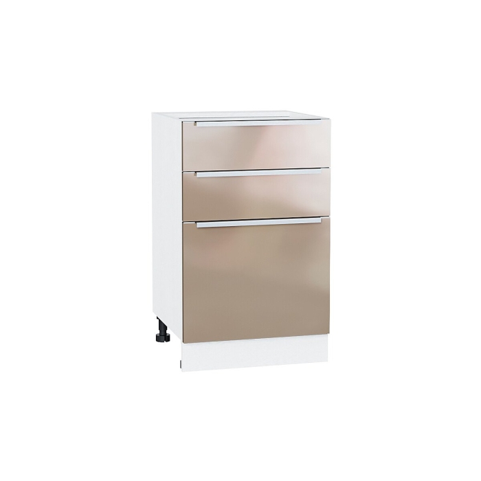 Шкаф нижний с 3-мя ящиками Фьюжн