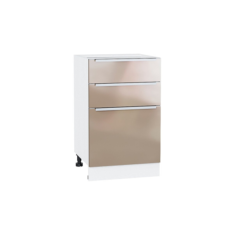 Шкаф нижний с 3-мя ящиками Фьюжн