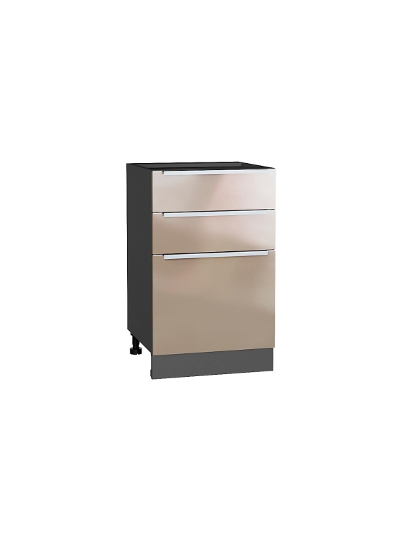 Шкаф нижний с 3-мя ящиками Фьюжн