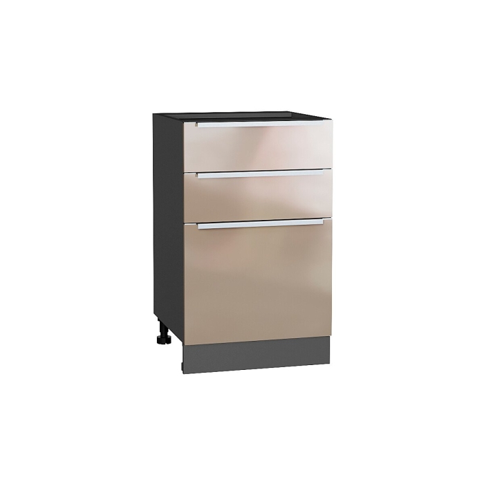 Шкаф нижний с 3-мя ящиками Фьюжн