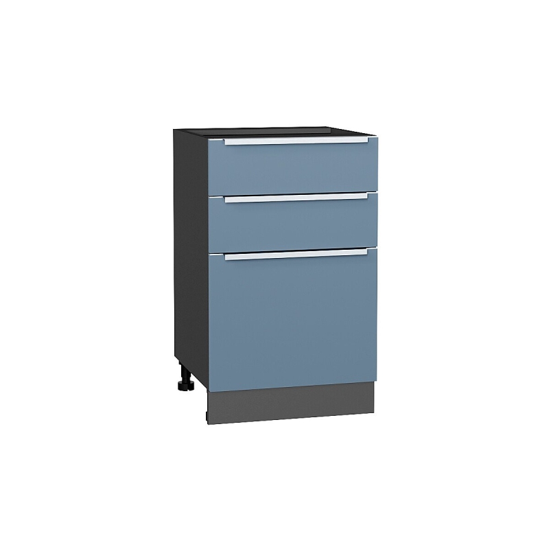 Шкаф нижний с 3-мя ящиками Фьюжн