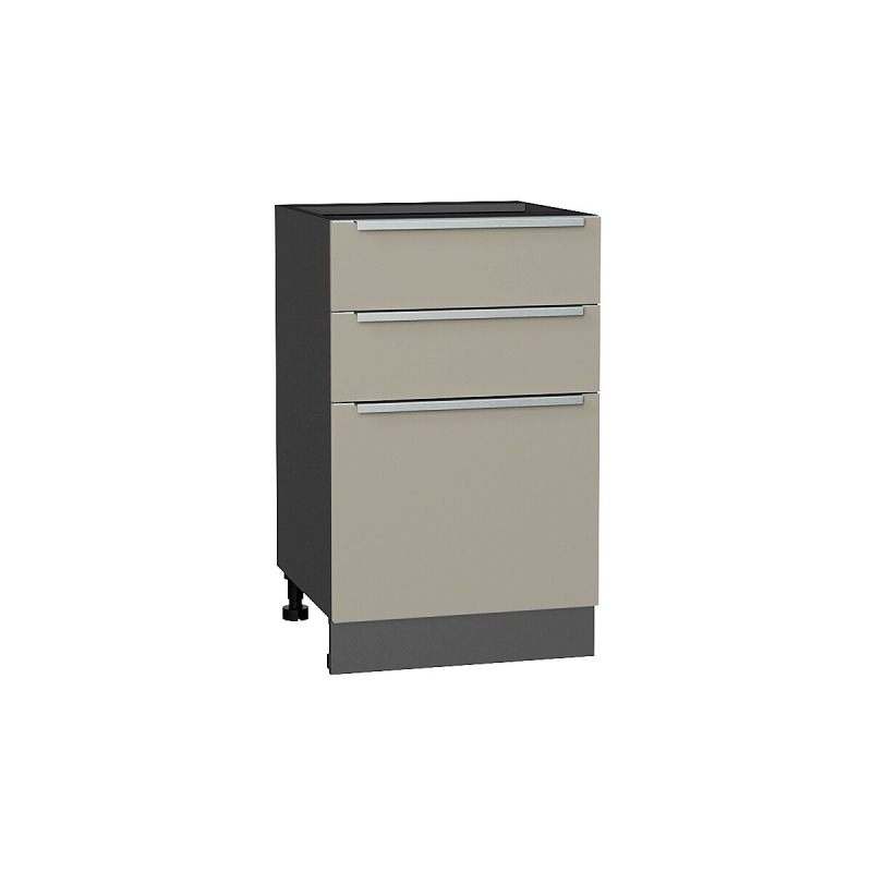 Шкаф нижний с 3-мя ящиками Фьюжн