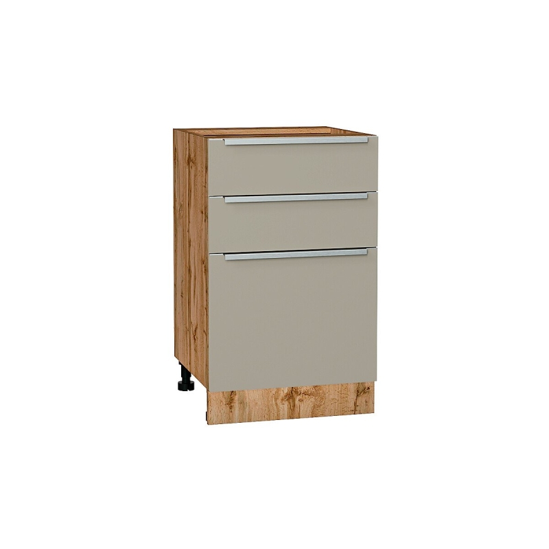 Шкаф нижний с 3-мя ящиками Фьюжн