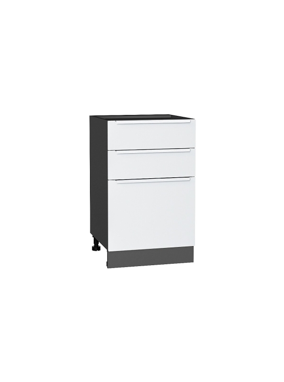 Шкаф нижний с 3-мя ящиками Фьюжн