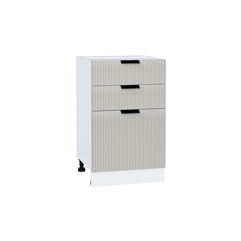 Шкаф нижний с 3-мя ящиками Евро Лайн