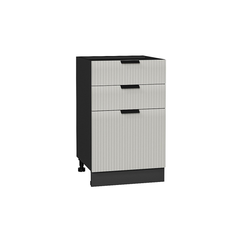 Шкаф нижний с 3-мя ящиками Евро Лайн