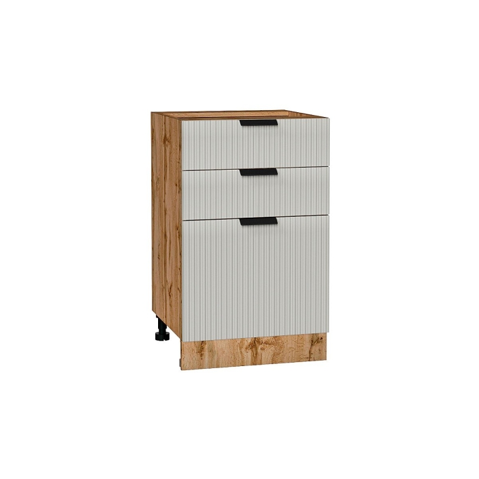 Шкаф нижний с 3-мя ящиками Евро Лайн