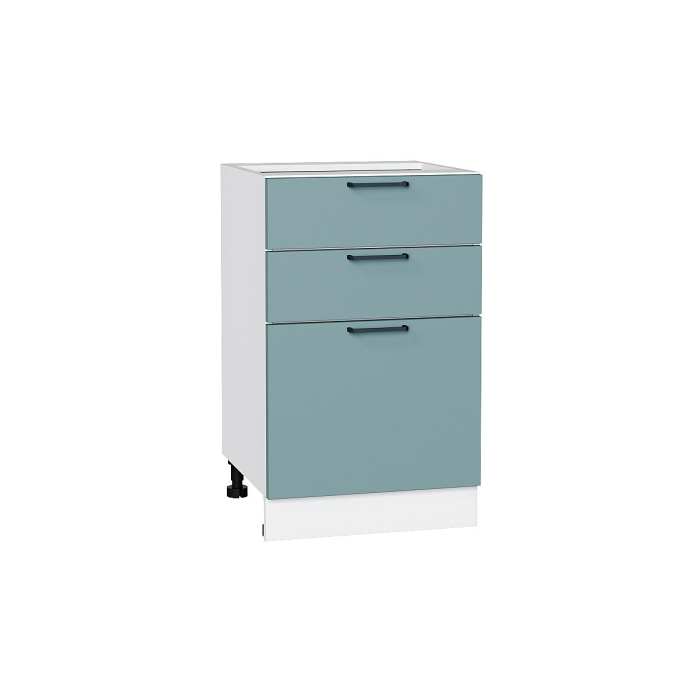 Шкаф нижний с 3-мя ящиками Флэт