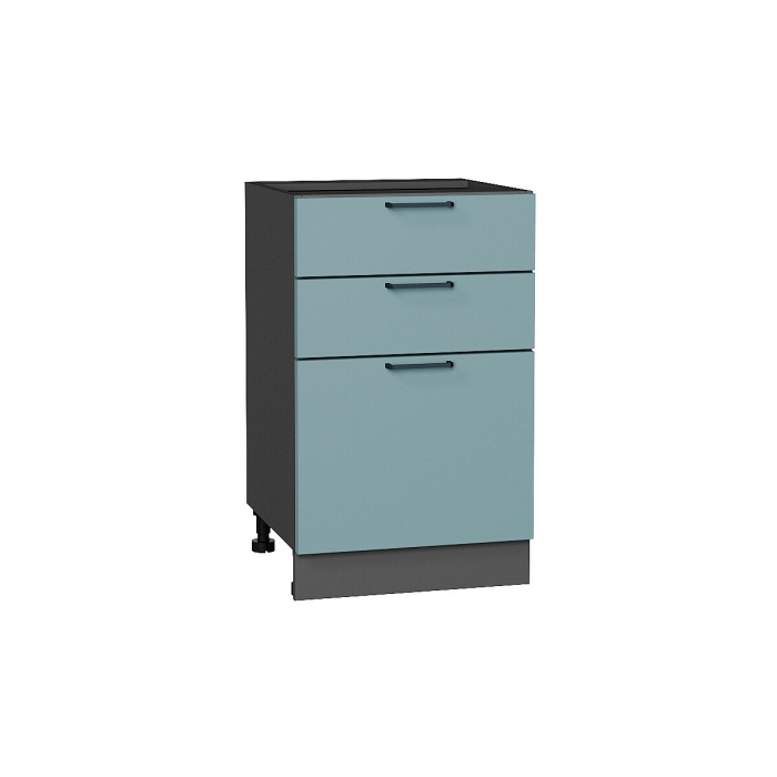 Шкаф нижний с 3-мя ящиками Флэт