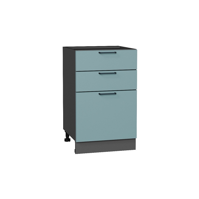 Шкаф нижний с 3-мя ящиками Флэт