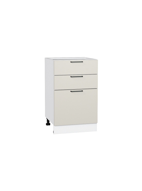 Шкаф нижний с 3-мя ящиками Флэт