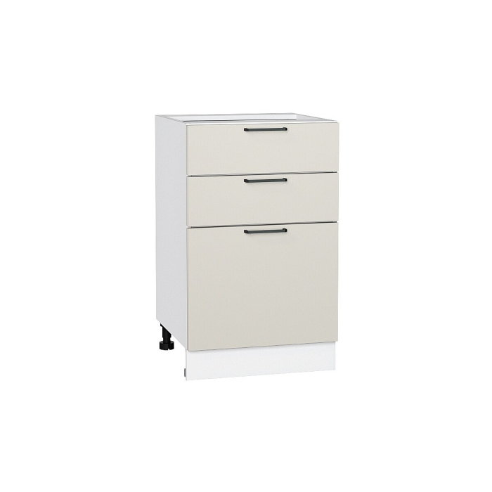 Шкаф нижний с 3-мя ящиками Флэт