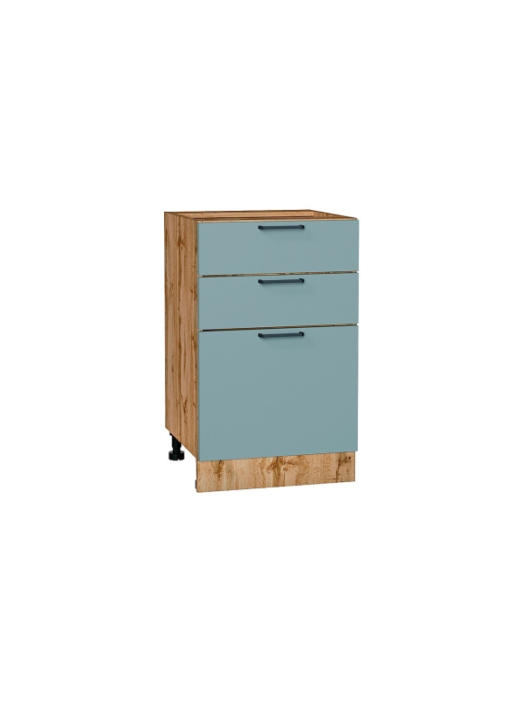 Шкаф нижний с 3-мя ящиками Флэт