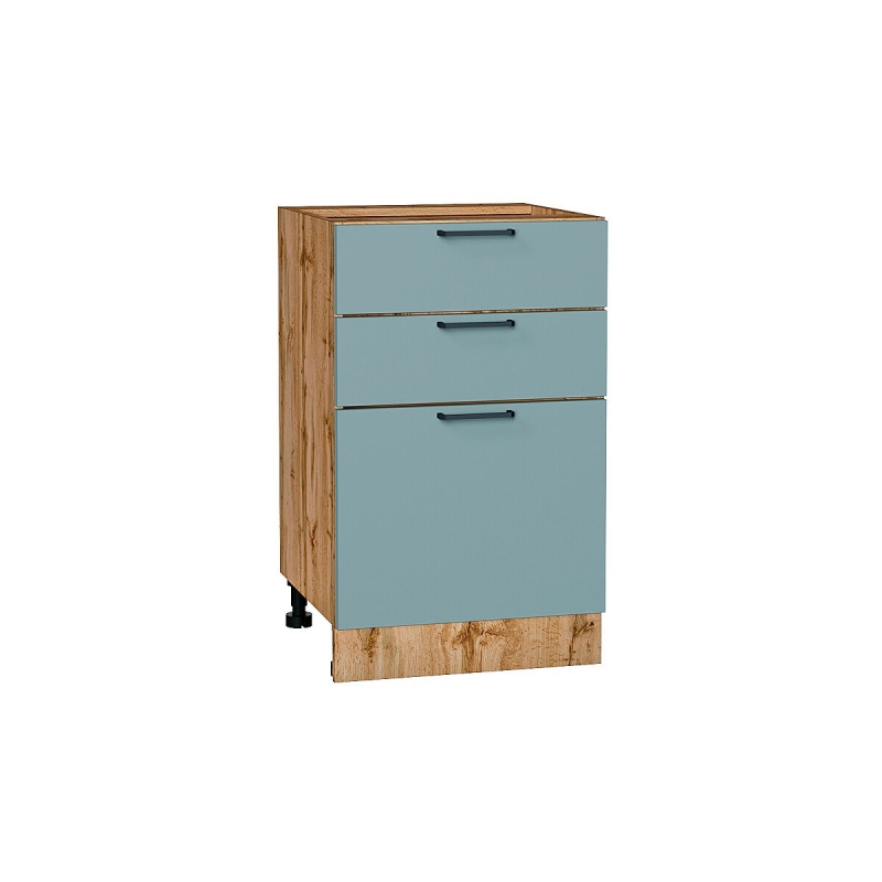 Шкаф нижний с 3-мя ящиками Флэт