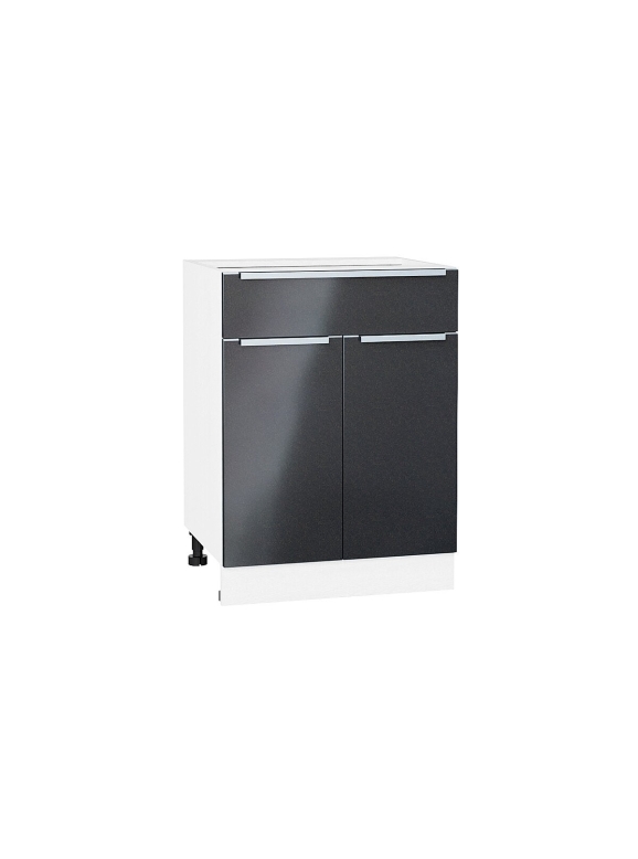 Шкаф нижний с 2-мя дверцами и ящиком Фьюжн