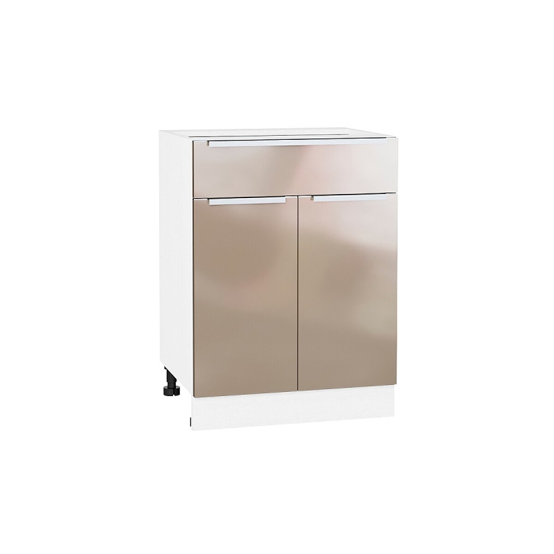 Шкаф нижний с 2-мя дверцами и ящиком Фьюжн