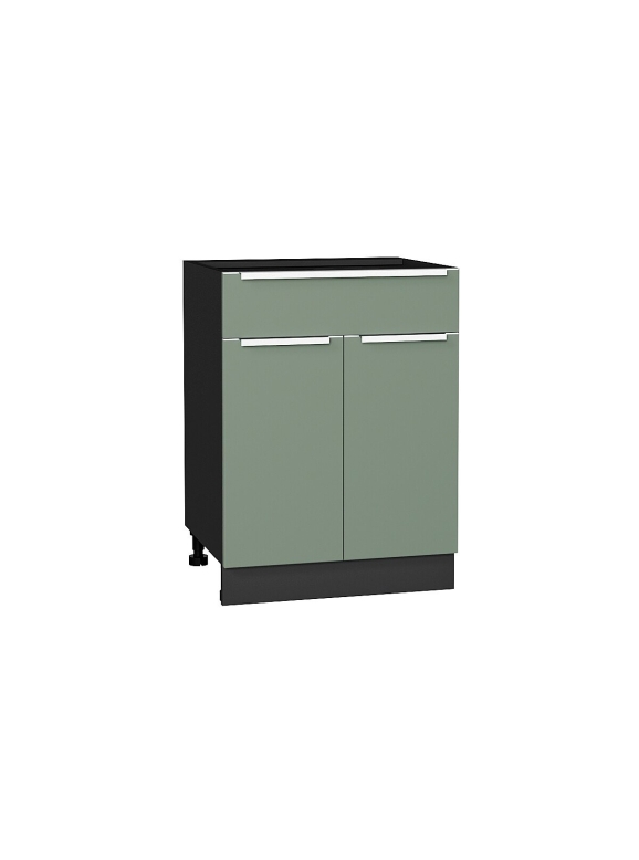 Шкаф нижний с 2-мя дверцами и ящиком Фьюжн