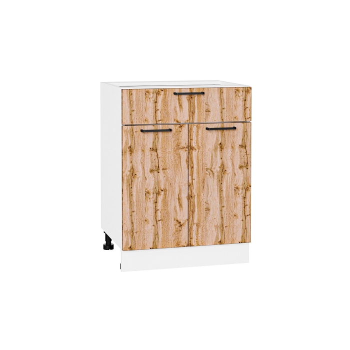 Шкаф нижний с 2-мя дверцами и ящиком Флэт