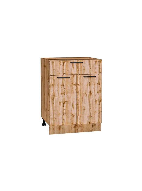 Шкаф нижний с 2-мя дверцами и ящиком Флэт