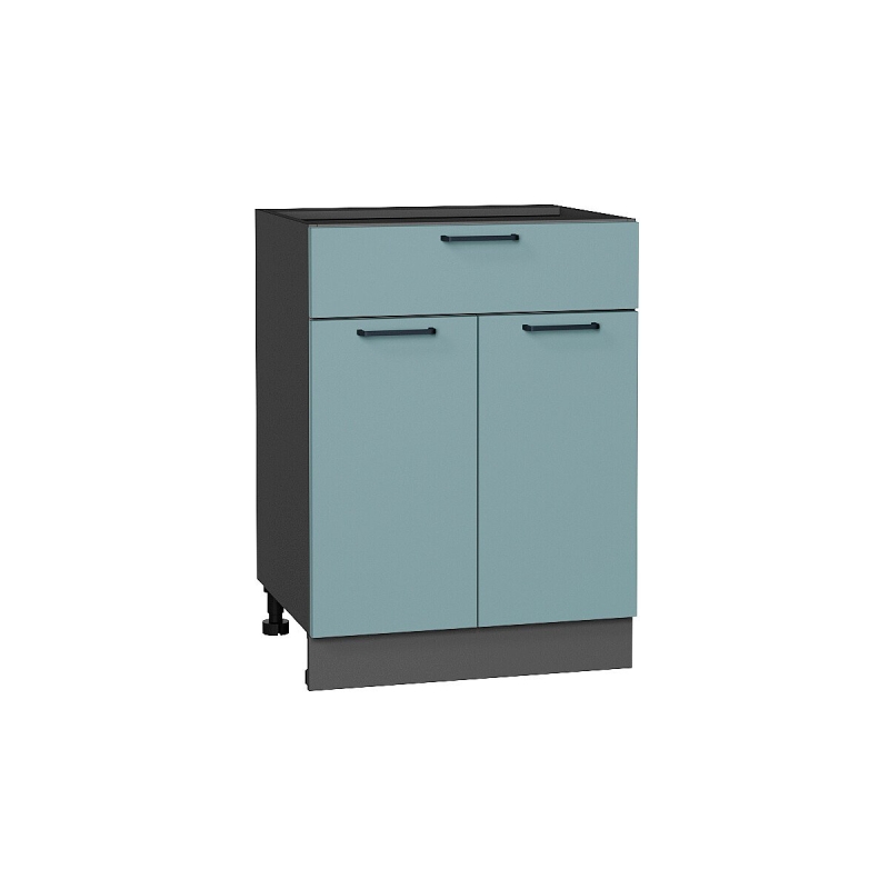 Шкаф нижний с 2-мя дверцами и ящиком Флэт