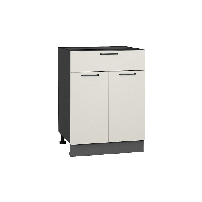 Шкаф нижний с 2-мя дверцами и ящиком Флэт