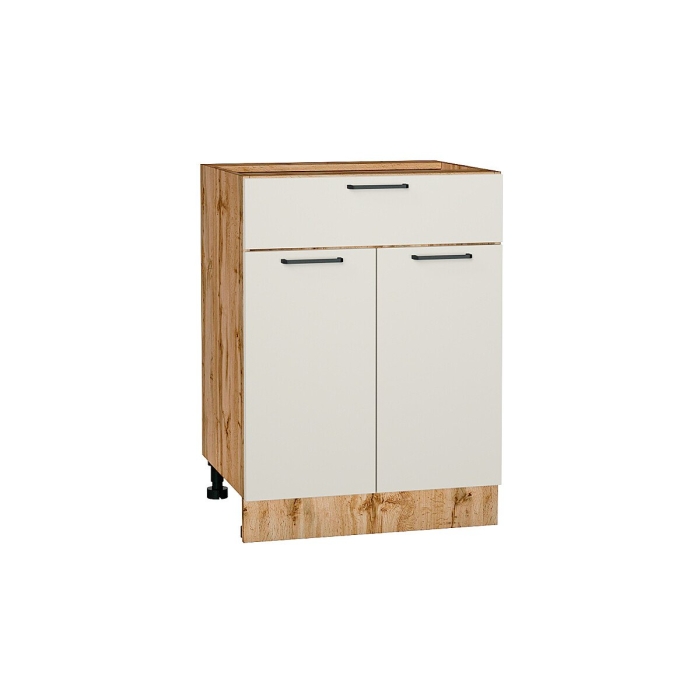 Шкаф нижний с 2-мя дверцами и ящиком Флэт