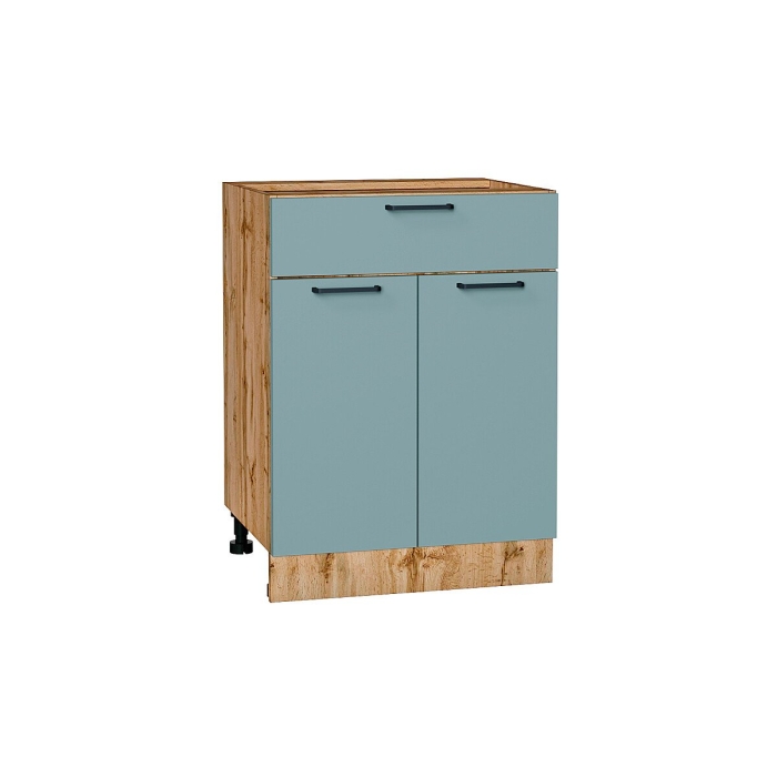 Шкаф нижний с 2-мя дверцами и ящиком Флэт