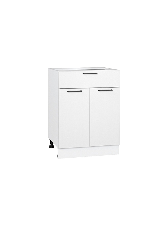 Шкаф нижний с 2-мя дверцами и ящиком Флэт