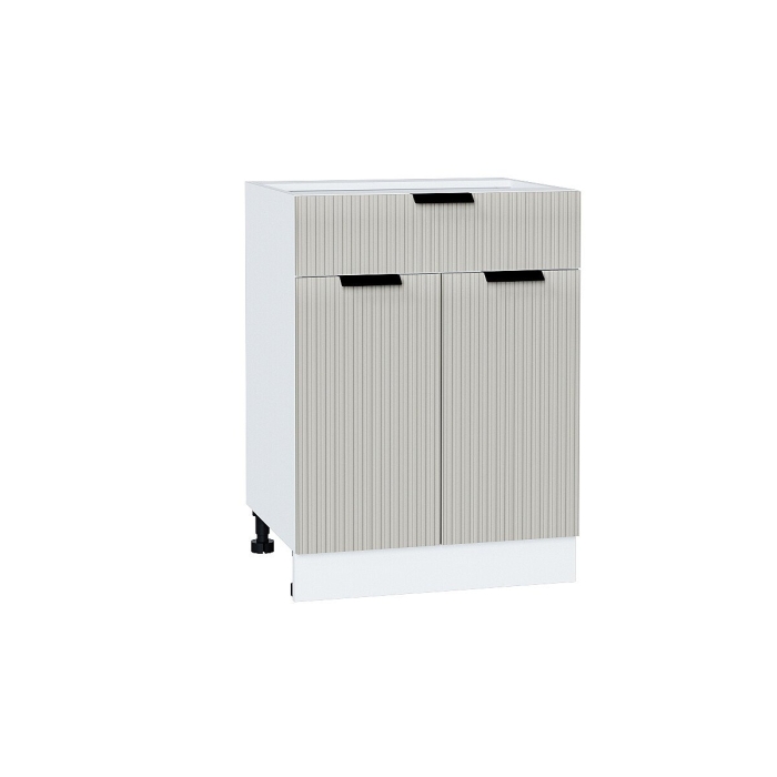 Шкаф нижний с 2-мя дверцами и ящиком Евро Лайн