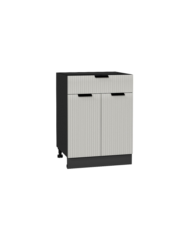 Шкаф нижний с 2-мя дверцами и ящиком Евро Лайн