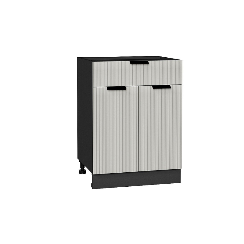 Шкаф нижний с 2-мя дверцами и ящиком Евро Лайн