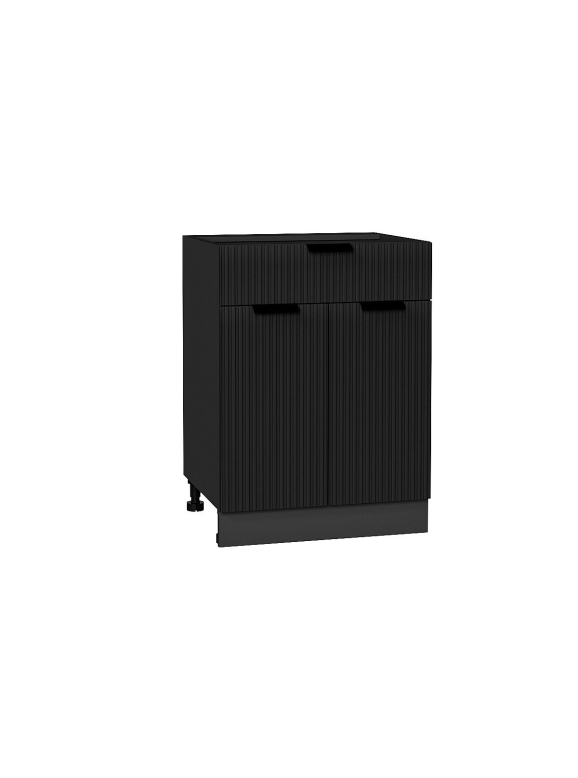 Шкаф нижний с 2-мя дверцами и ящиком Евро Лайн