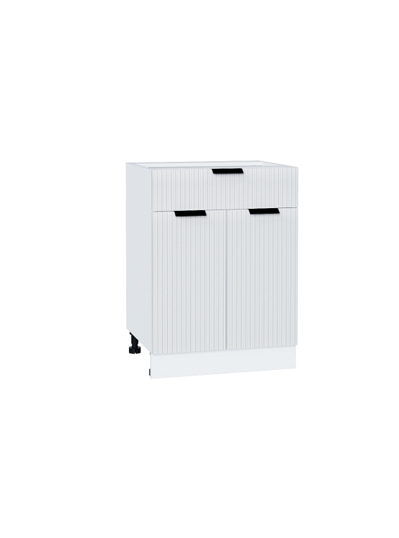 Шкаф нижний с 2-мя дверцами и ящиком Евро Лайн