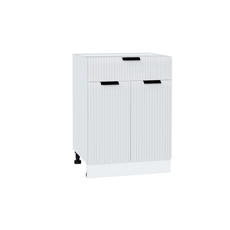 Шкаф нижний с 2-мя дверцами и ящиком Евро Лайн