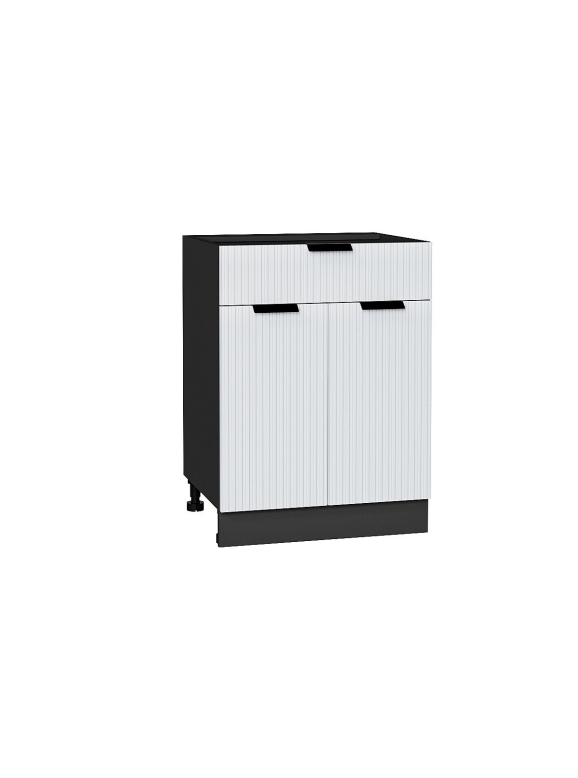 Шкаф нижний с 2-мя дверцами и ящиком Евро Лайн