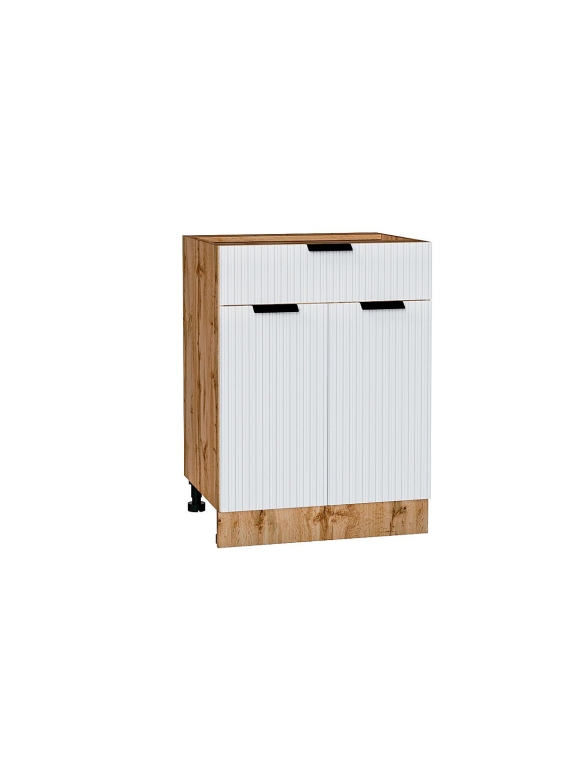 Шкаф нижний с 2-мя дверцами и ящиком Евро Лайн