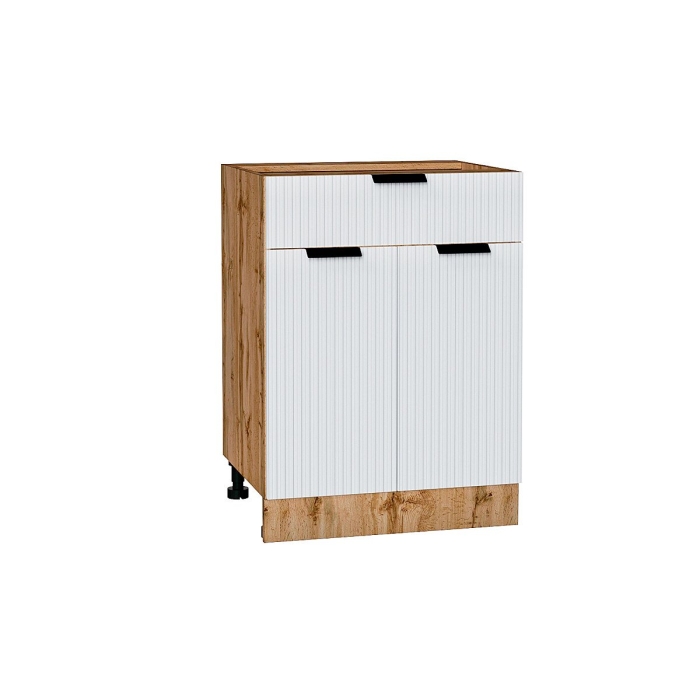 Шкаф нижний с 2-мя дверцами и ящиком Евро Лайн