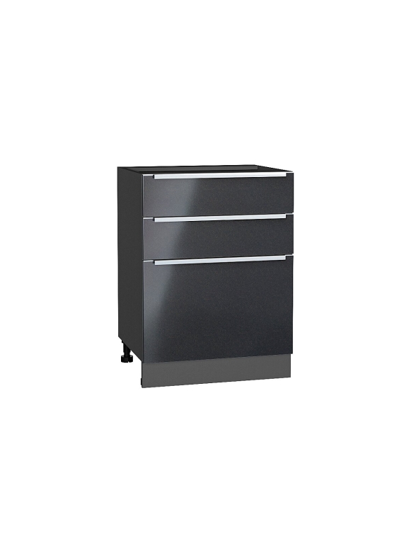 Шкаф нижний с 3-мя ящиками Фьюжн