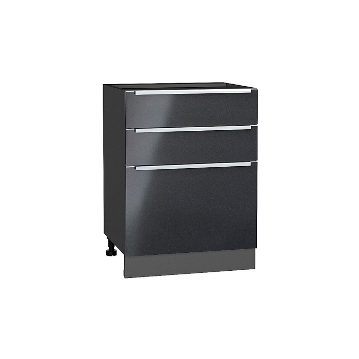 Шкаф нижний с 3-мя ящиками Фьюжн