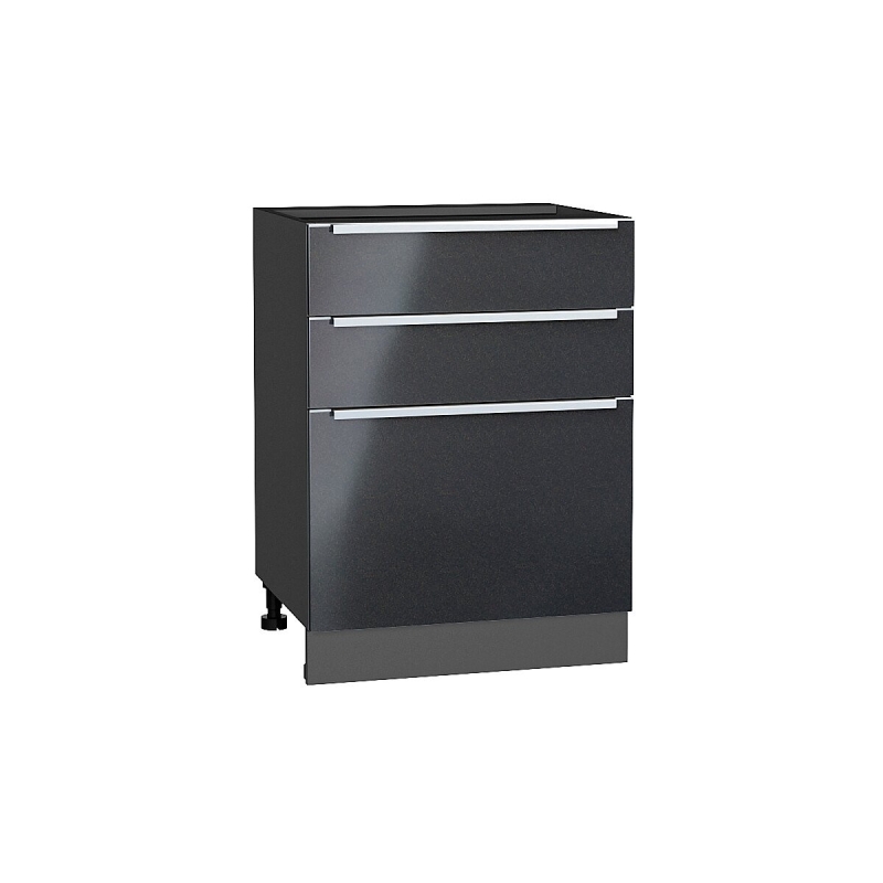 Шкаф нижний с 3-мя ящиками Фьюжн