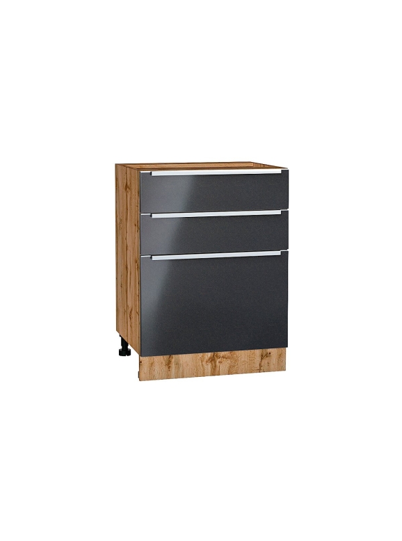 Шкаф нижний с 3-мя ящиками Фьюжн