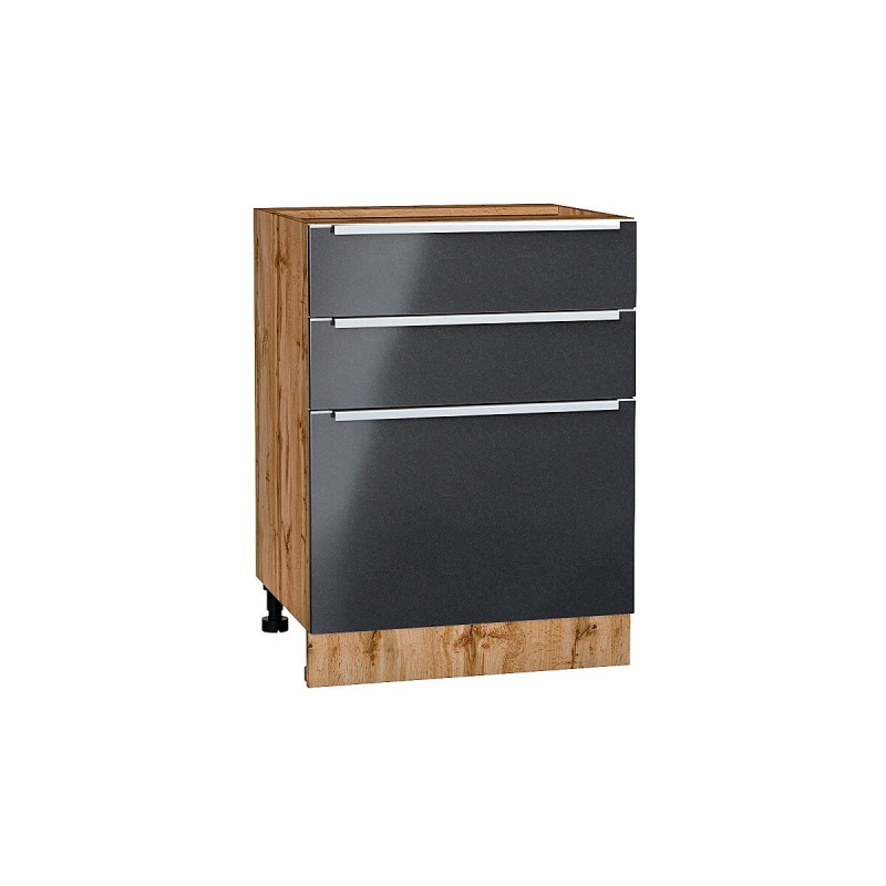 Шкаф нижний с 3-мя ящиками Фьюжн