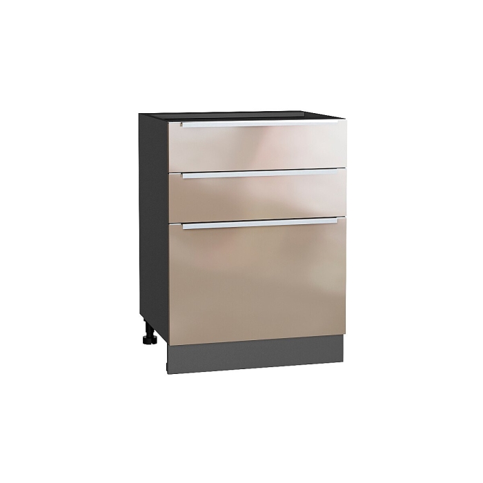 Шкаф нижний с 3-мя ящиками Фьюжн