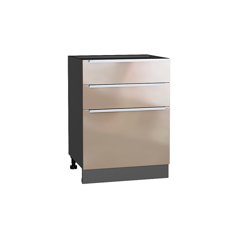 Шкаф нижний с 3-мя ящиками Фьюжн