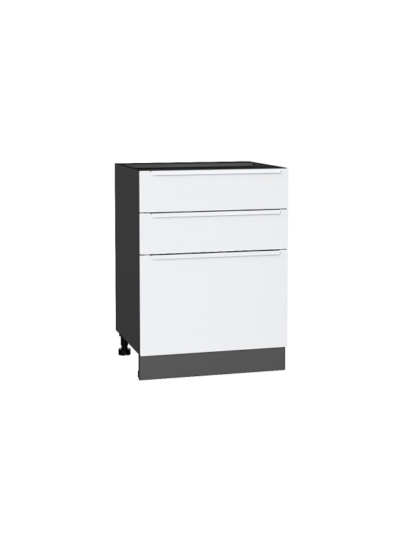 Шкаф нижний с 3-мя ящиками Фьюжн