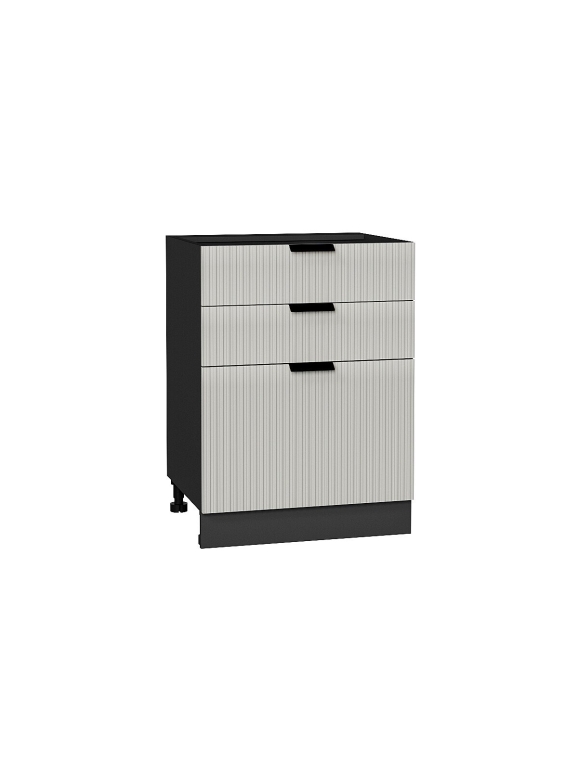 Шкаф нижний с 3-мя ящиками Евро Лайн