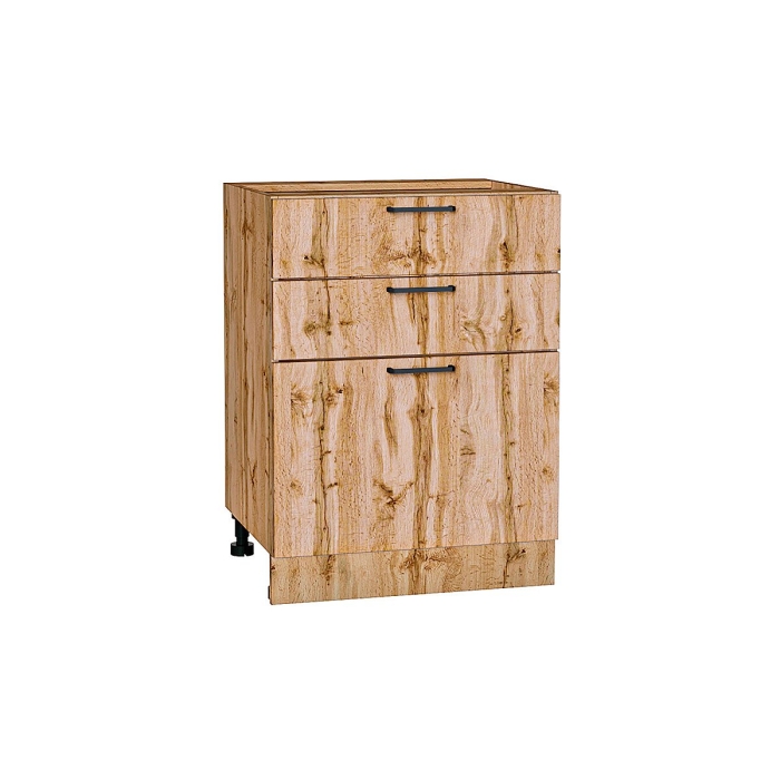 Шкаф нижний с 3-мя ящиками Флэт