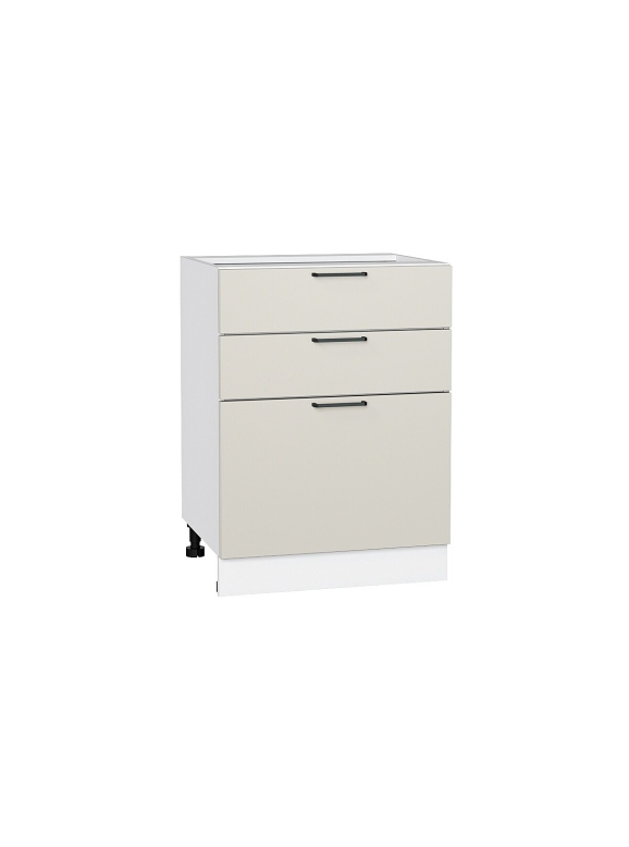 Шкаф нижний с 3-мя ящиками Флэт