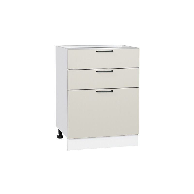 Шкаф нижний с 3-мя ящиками Флэт